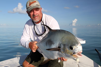 30- pound Lower Keys permit caught by Louis Salemy